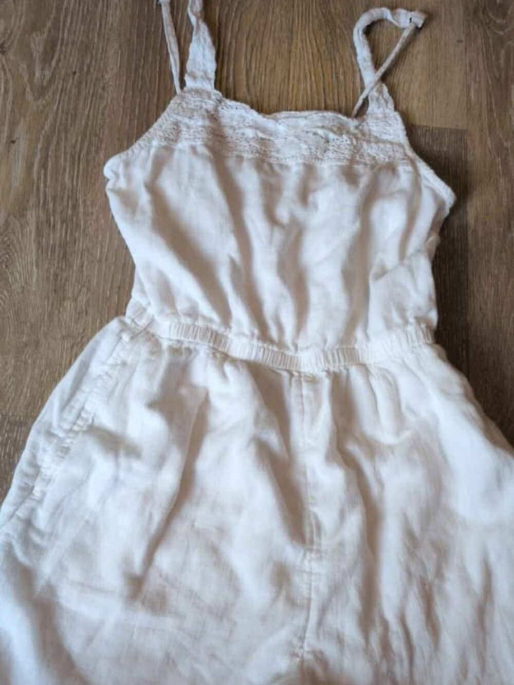 Abercrombie Kids White Lace Romper 9/10